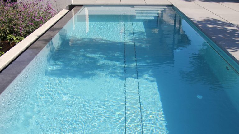Rechteckpool, Folie hellgrau, Smart Cleaning plus System