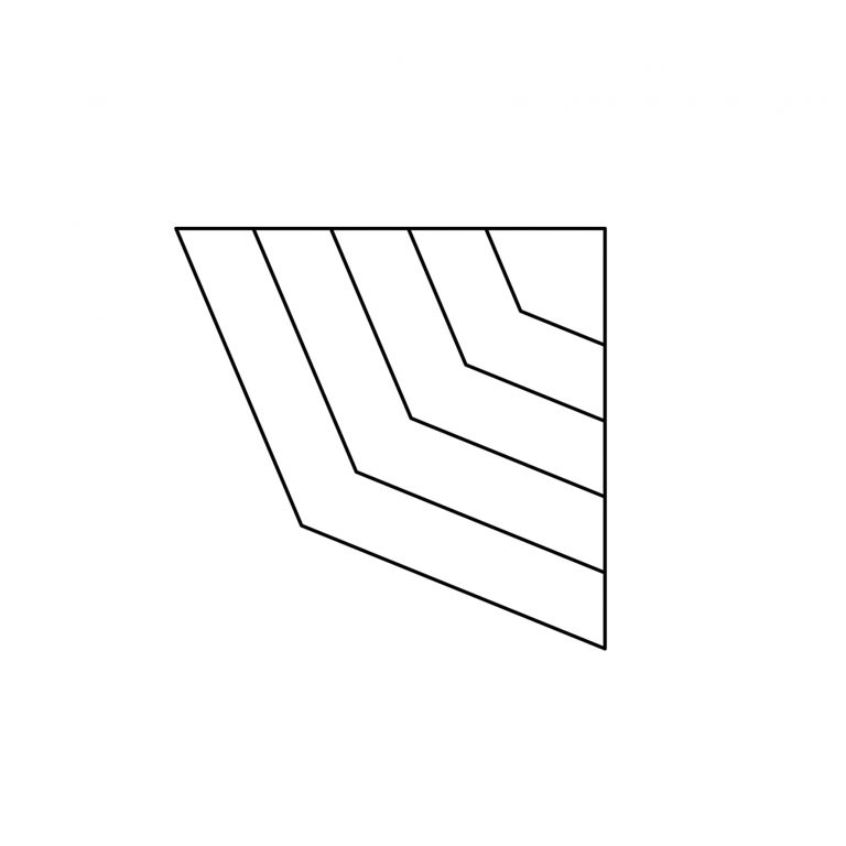 Planzeichung Einbautreppe Prisma