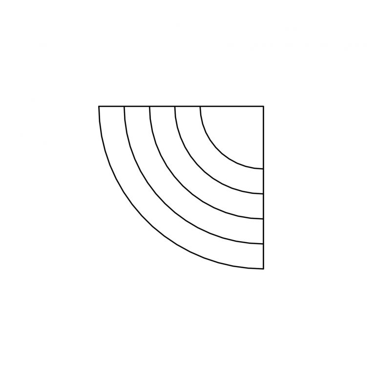 Planzeichung Einbautreppe Rund