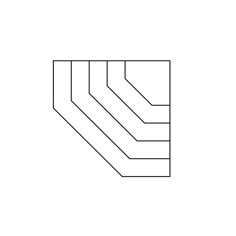 Planzeichung Einbautreppe Trapez