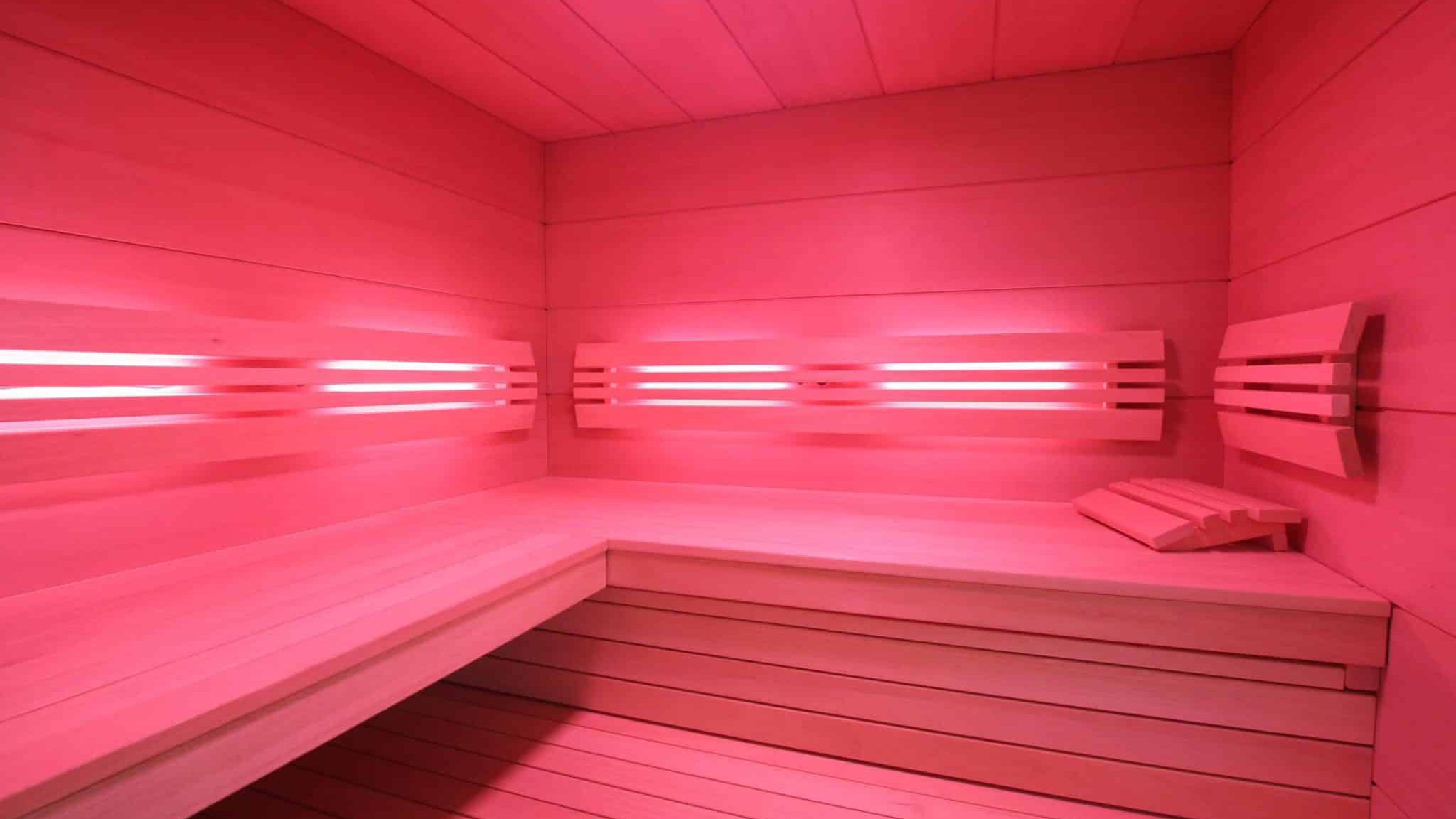 Designsauna LED-beleuchtet