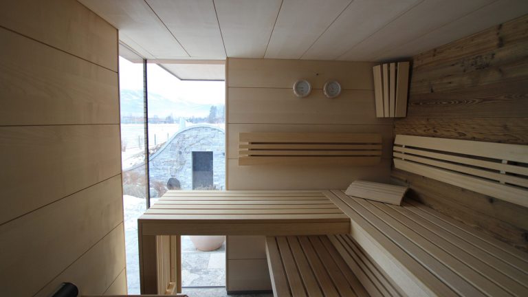 Sauna Innenansicht