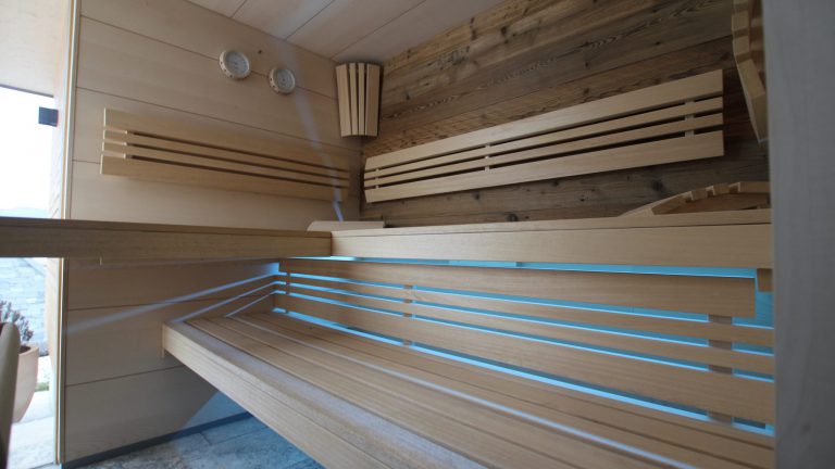 Sauna Innenansicht