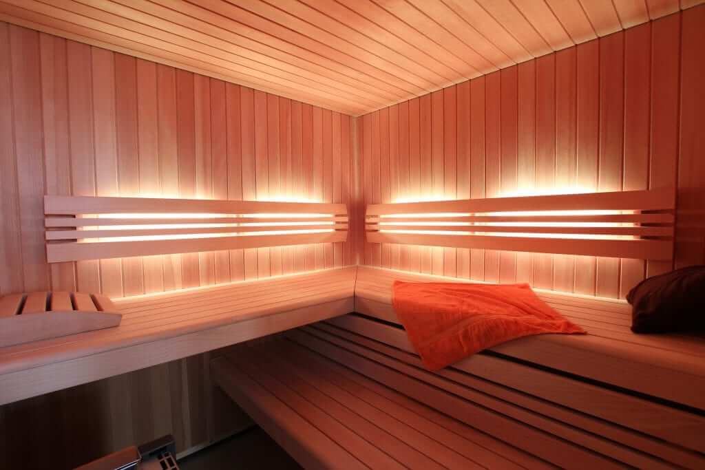 Sauna Elementsauna innen