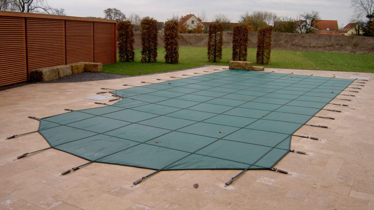 Sicherheitsnetz grün Freiformpool